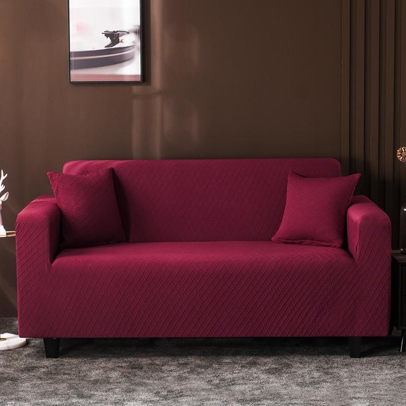 Cushion Cover - Diamond Jacquard - Cardinal Red