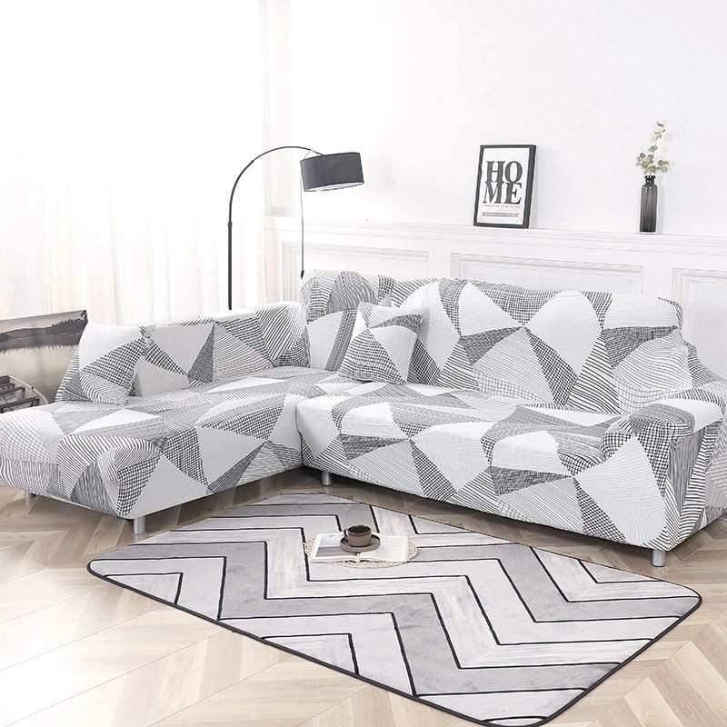 L-Shaped Sofa Cover - Asio - Adaptable & Expandable