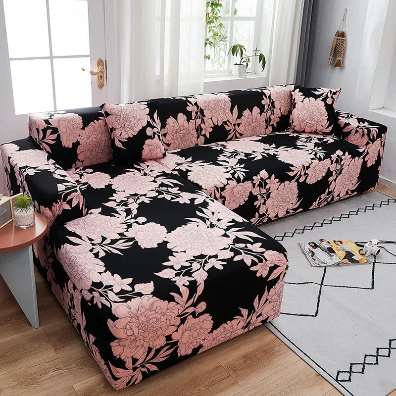 L-Shaped Sofa Cover - Azrose - Adaptable & Expandable