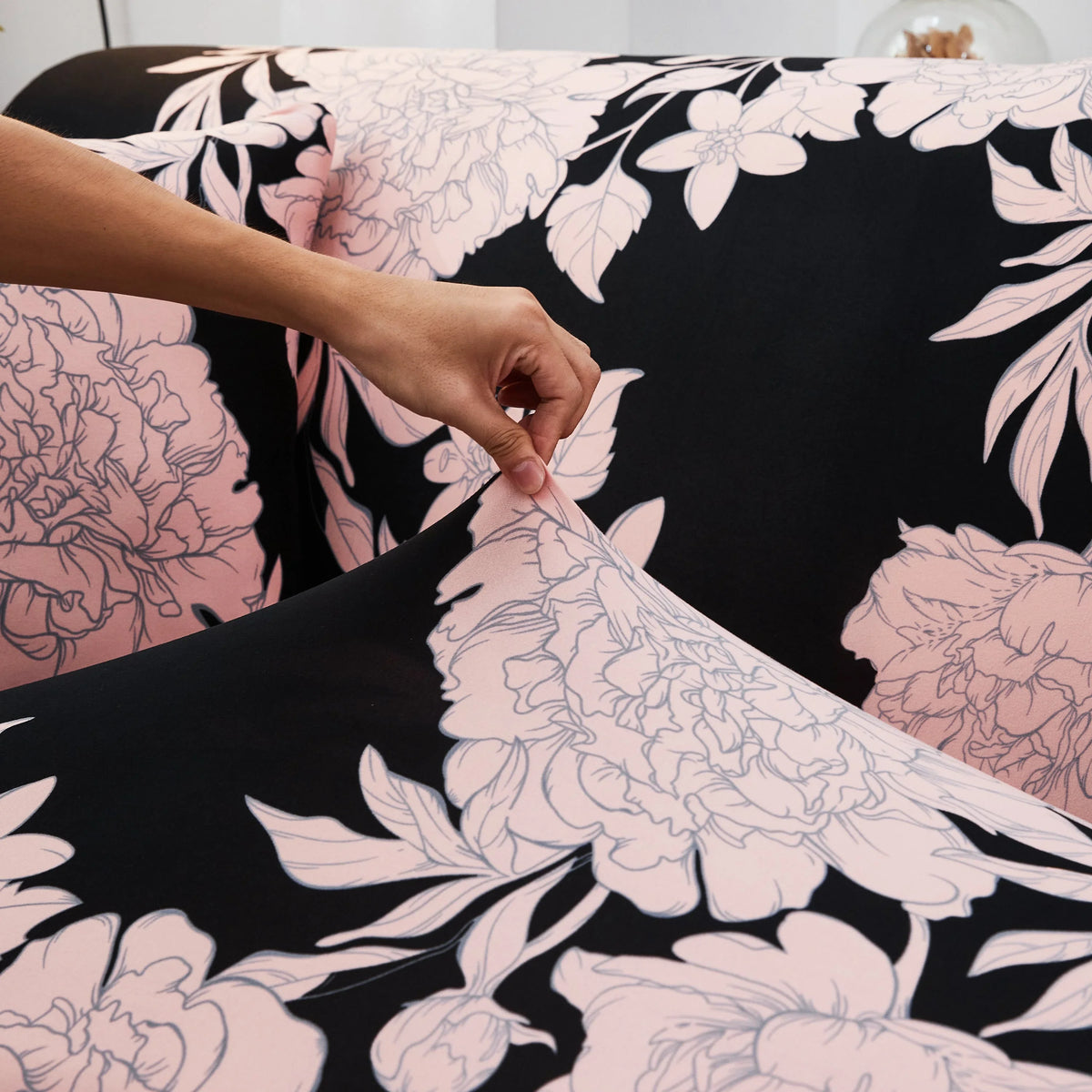 L-Shaped Sofa Cover - Azrose - Adaptable & Expandable