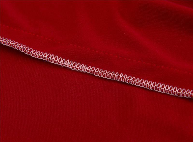 L-Shaped Sofa Cover - Cherry Red - Adaptable & Expandable