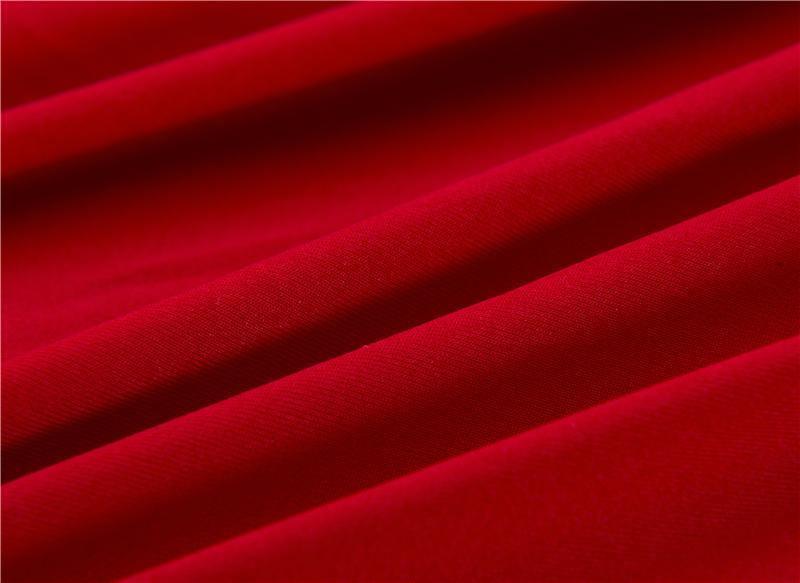 L-Shaped Sofa Cover - Cherry Red - Adaptable & Expandable