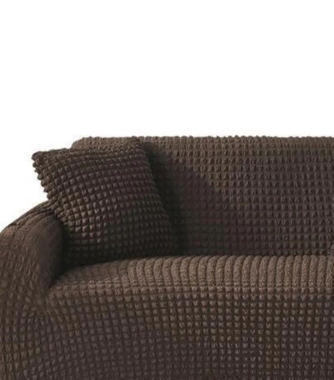 Cushion Cover - Bobble-Textured - Dark Brown