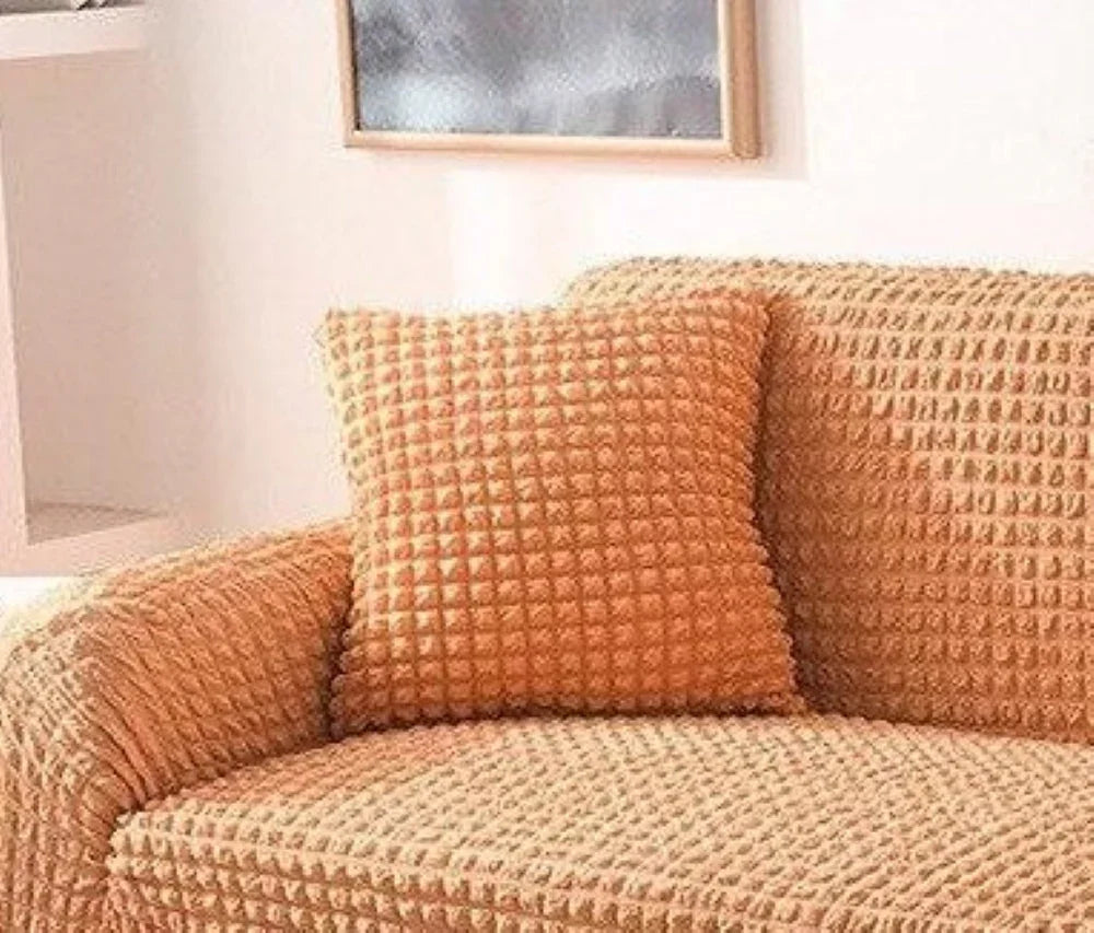 Cushion Cover - Bobble-Textured - Orange