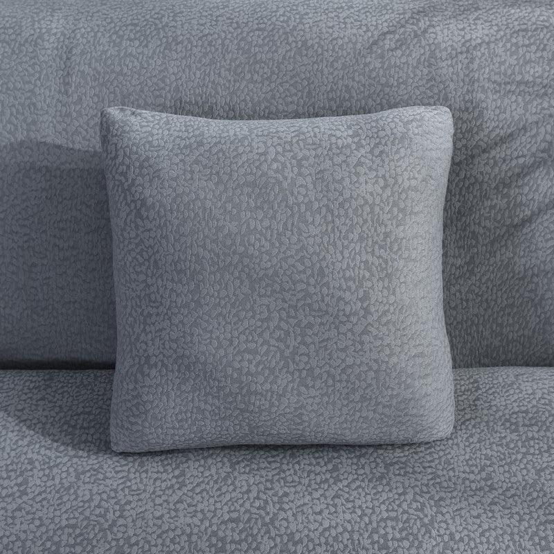 Cushion Cover - Pebble-Textured - Dark Grey - Waterproof