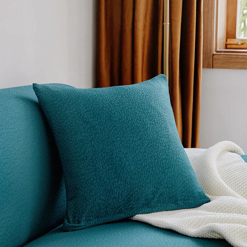 Cushion Cover - Pebble-Textured - Indigo - Waterproof
