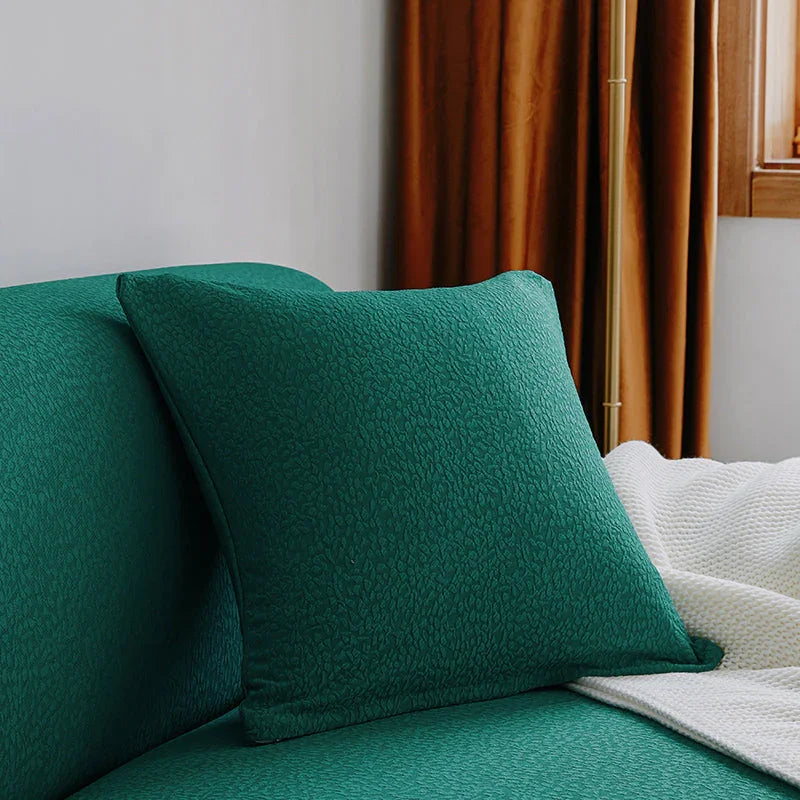 Cushion Cover - Pebble-Textured - Pine Green - Waterproof