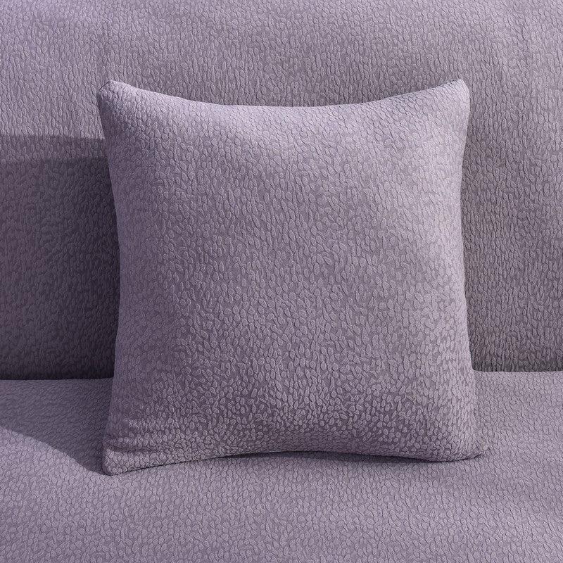 Cushion Cover - Pebble-Textured - Purple - Waterproof