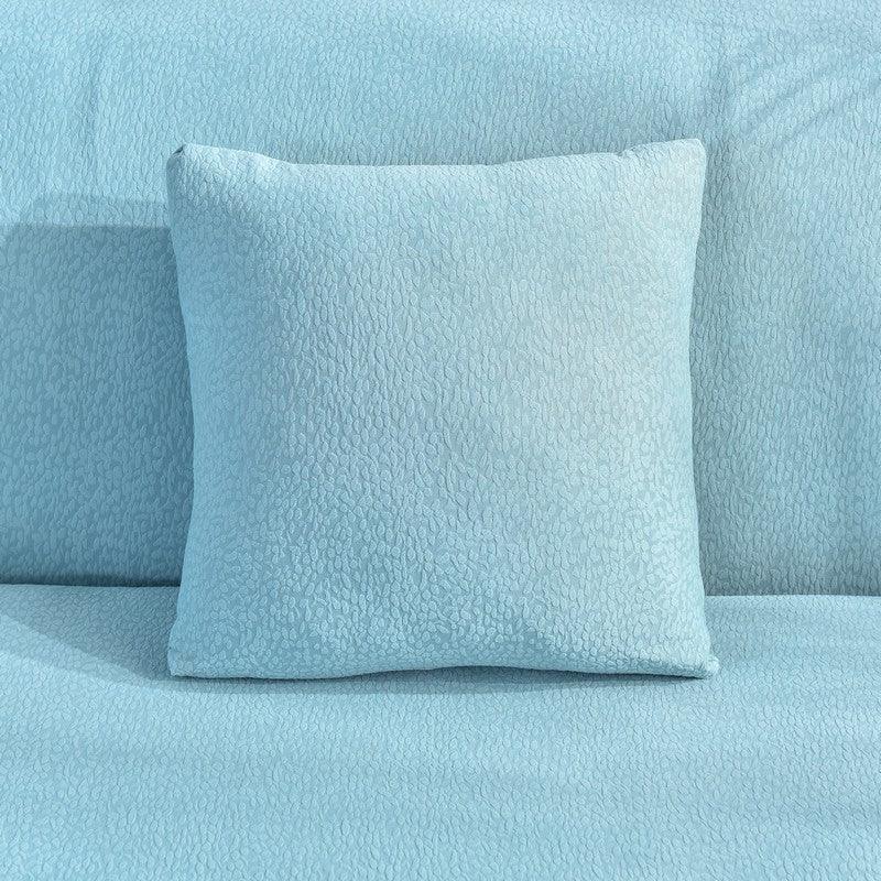 Cushion Cover - Pebble-Textured - Sky Blue - Waterproof