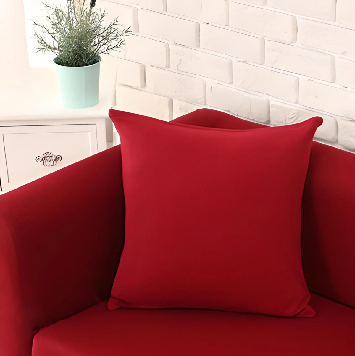 Cushion Cover - Deep Red