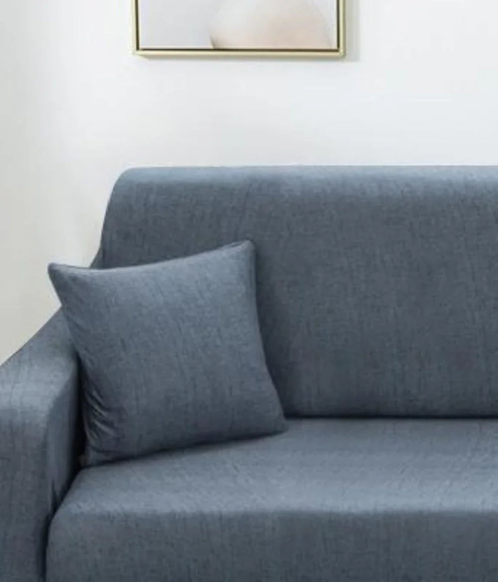 Cushion Cover - Crosshatch - Slate Blue