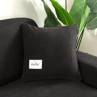 Cushion Cover - Jacquard - Black