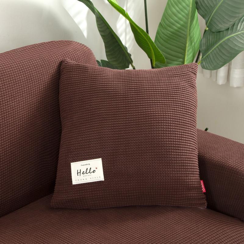 Cushion Cover - Jacquard - Chocolate