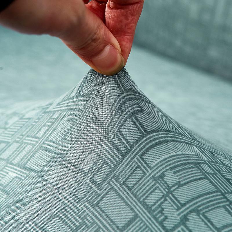 Cushion Cover - Linear Geometric - Pastel Green