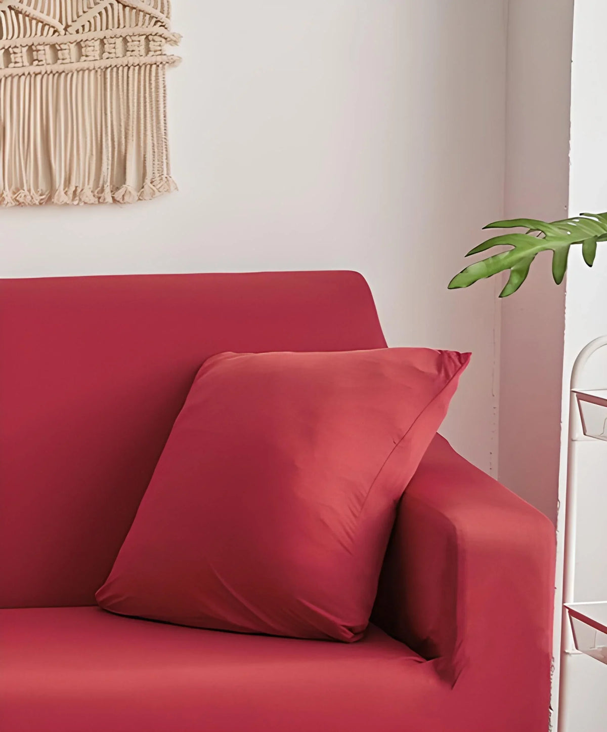 Cushion Cover - Cherry Red