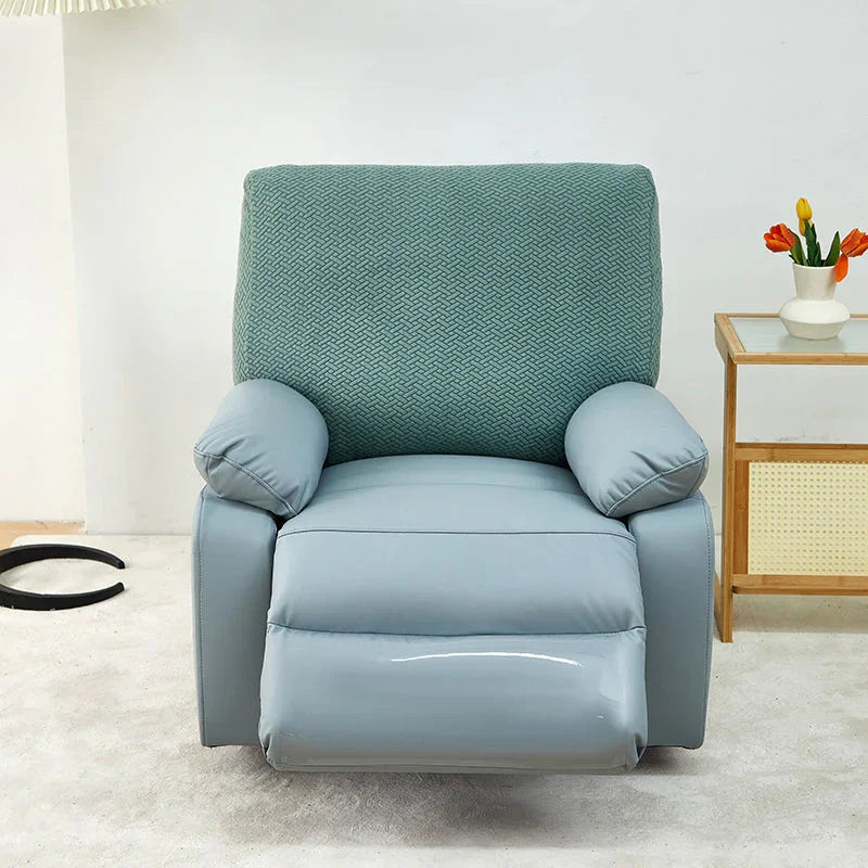 Recliner Cover - Interwoven Pattern - Dark Green - Adaptable & Expandable