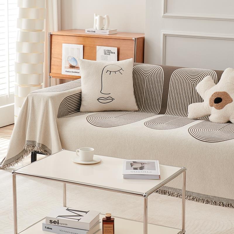 Throw Blanket - Coffee Brown - Soft Tassel