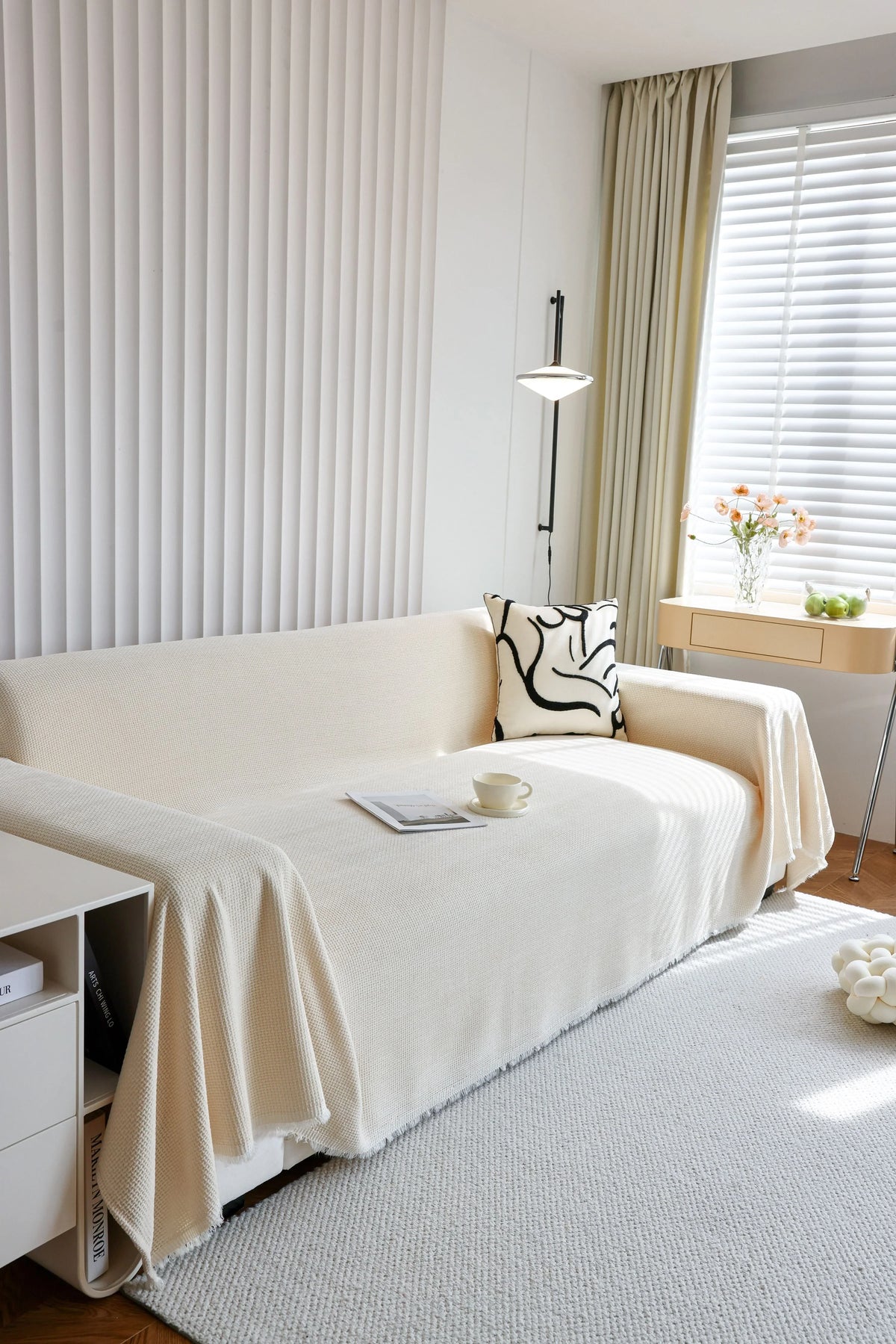Throw Blanket - Coveri - Beige