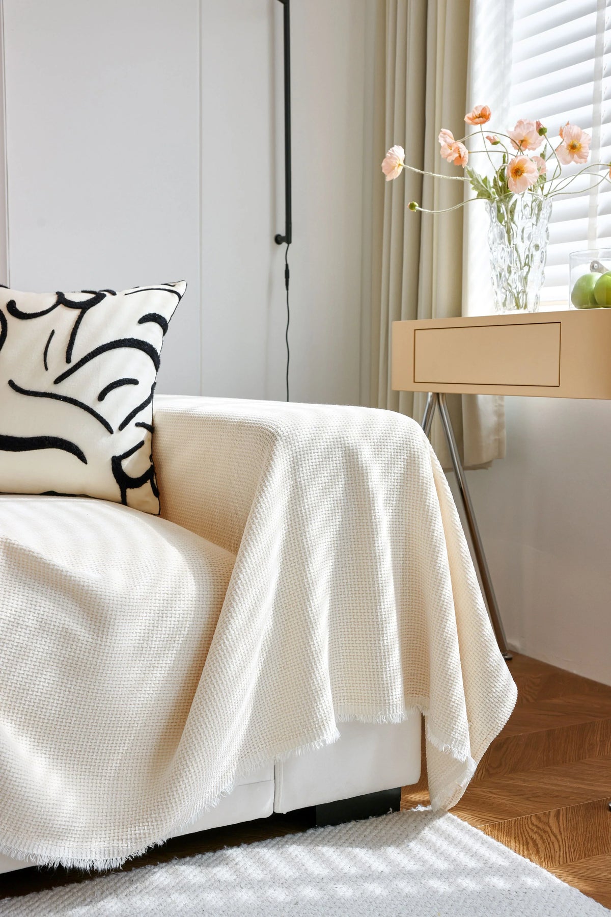 Throw Blanket - Coveri - Beige
