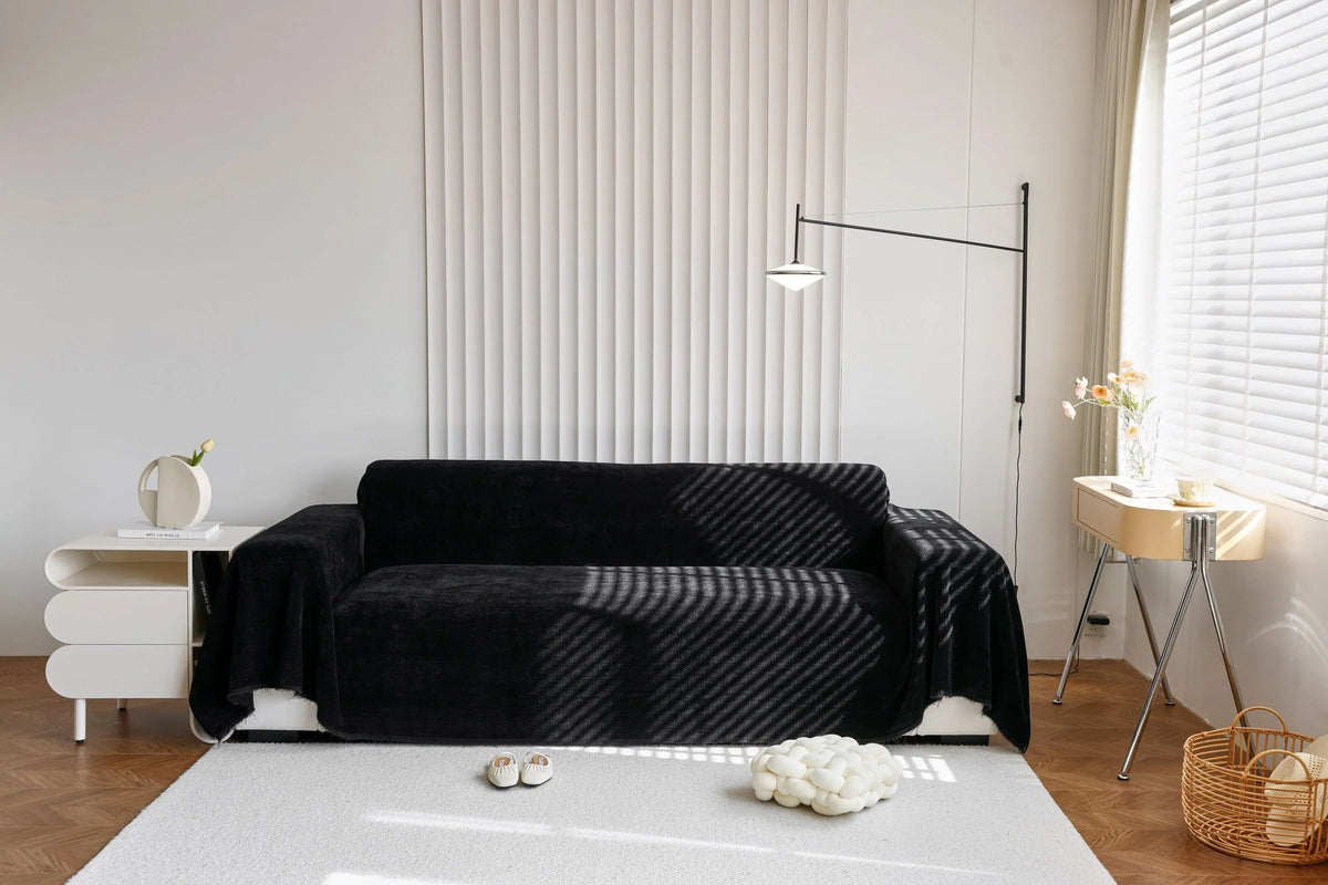 Throw Blanket - Coveri - Black