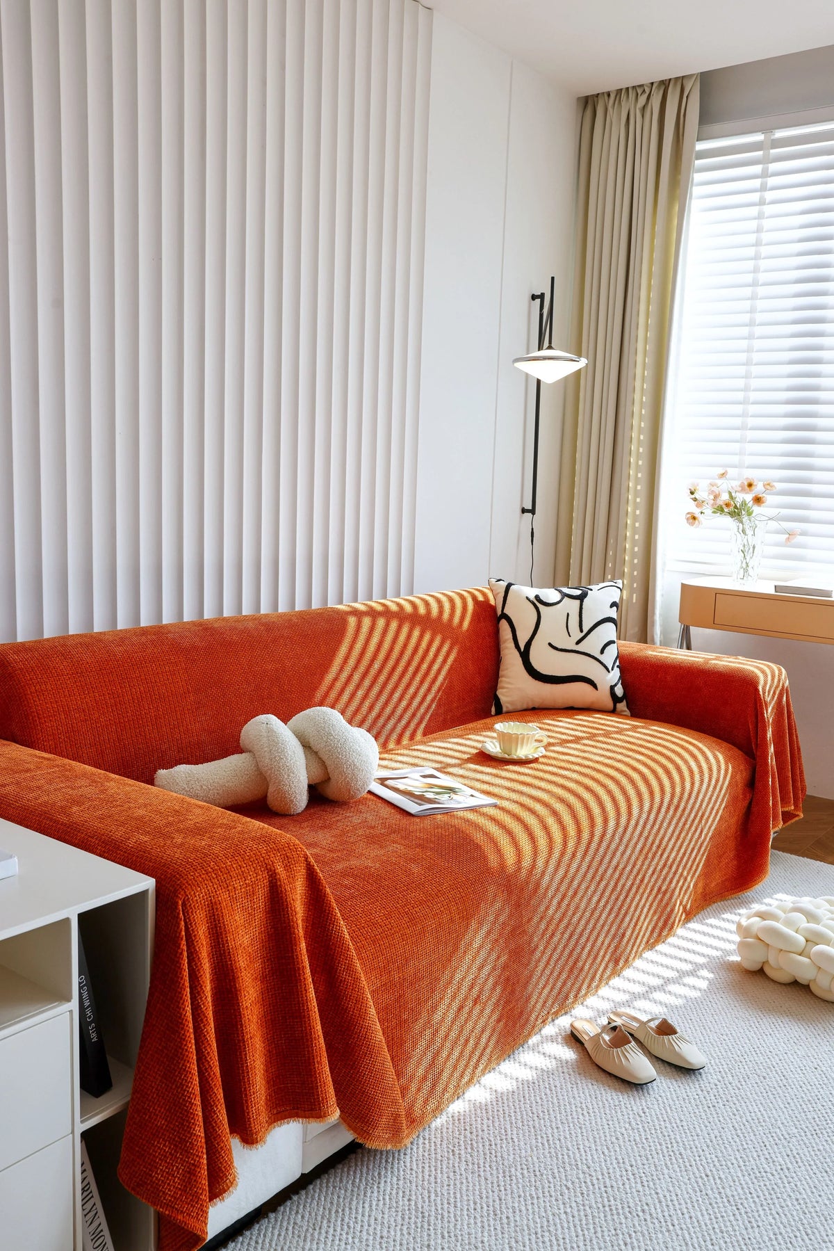 Throw Blanket - Coveri - Caramel
