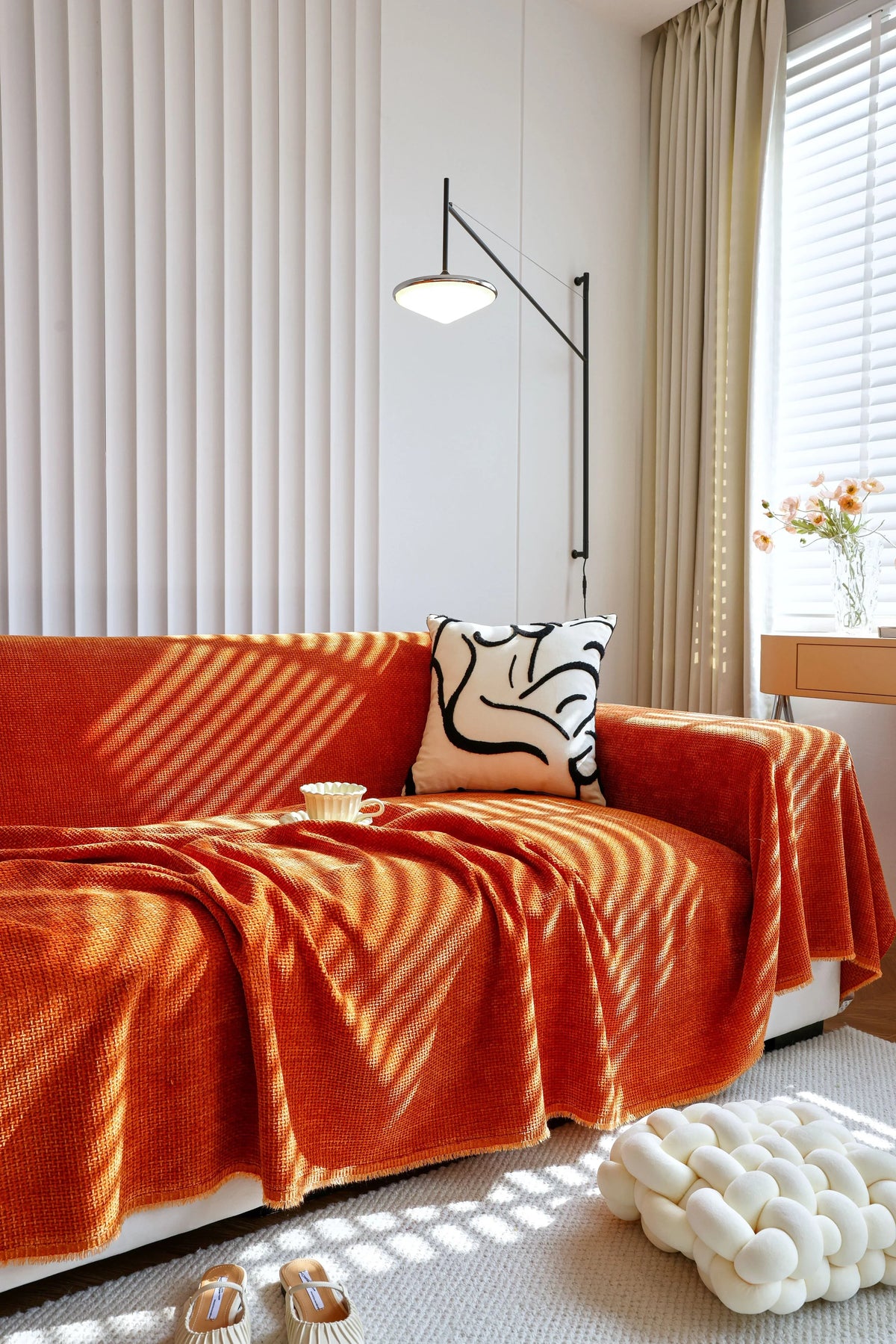 Throw Blanket - Coveri - Caramel
