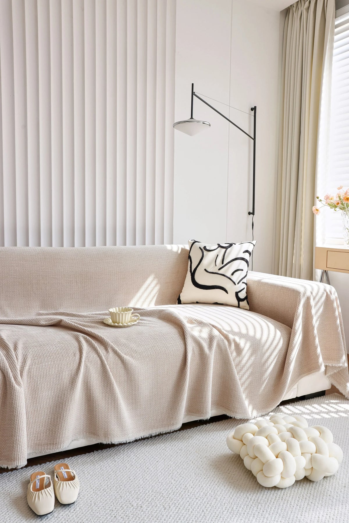 Throw Blanket - Coveri - Khaki