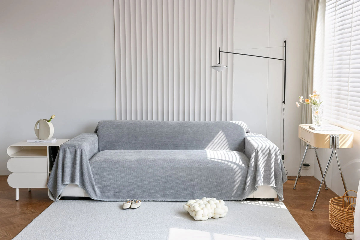 Throw Blanket - Coveri - Light Grey