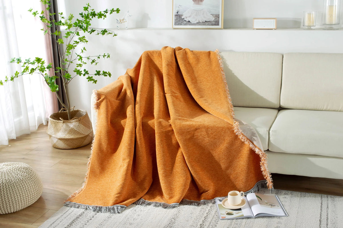 Throw Blanket - Elligate - Orange