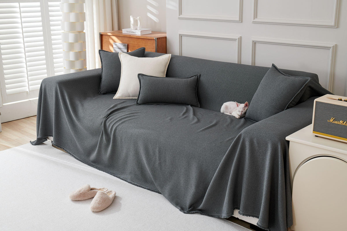 Throw Blanket - Mousoon - Dark Grey