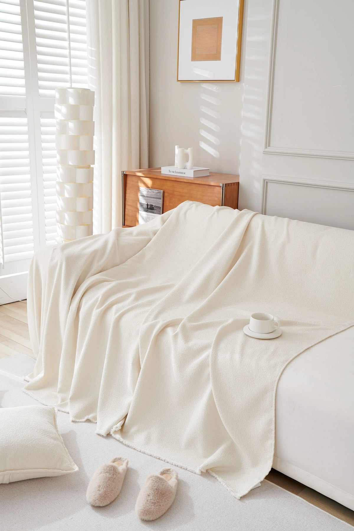 Throw Blanket - Mousoon - Off-White