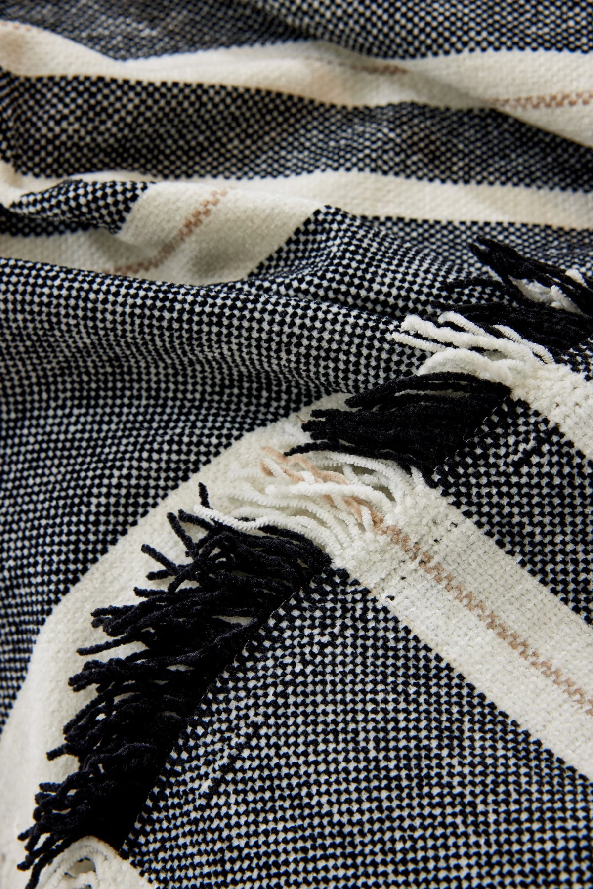 Throw Blanket - Striniara - Black