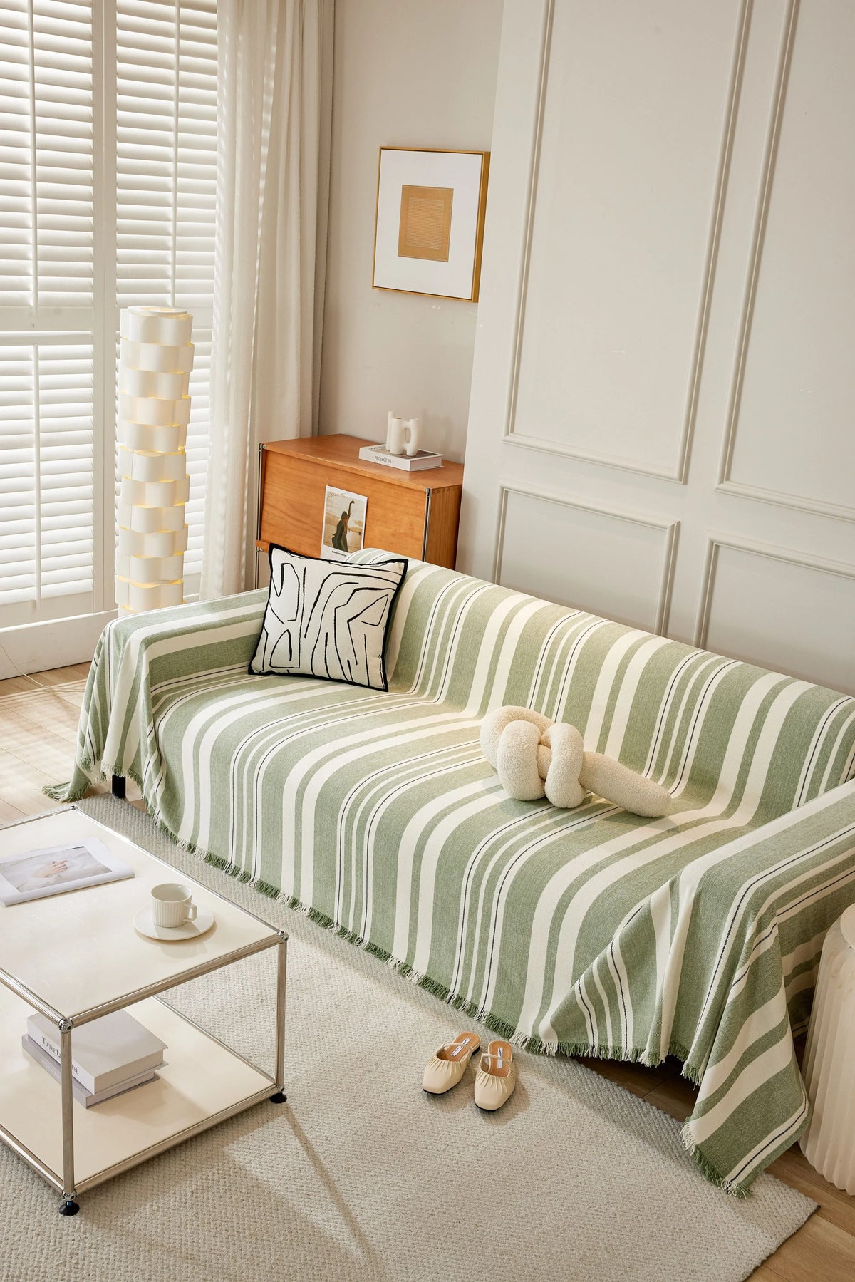 Throw Blanket - Striniara - Green