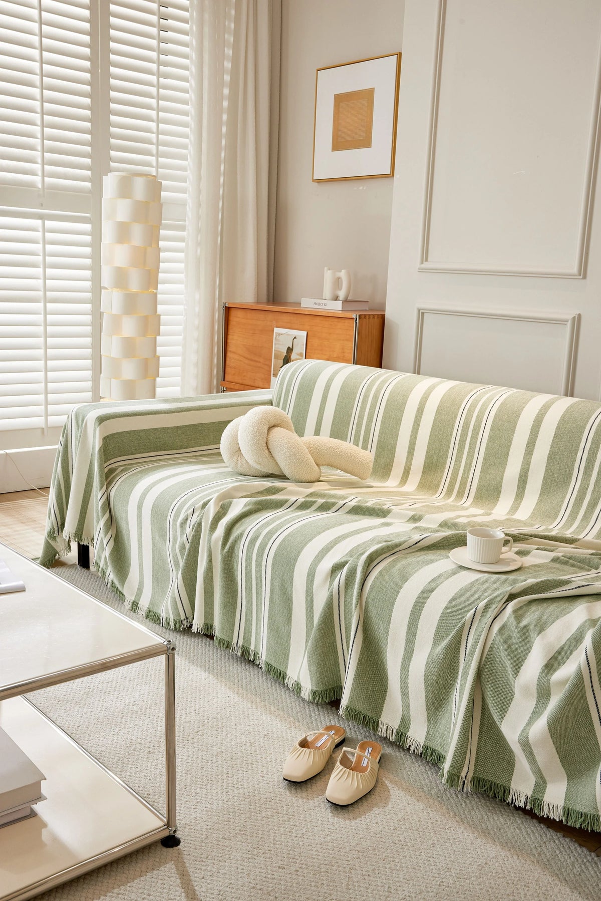 Throw Blanket - Striniara - Green