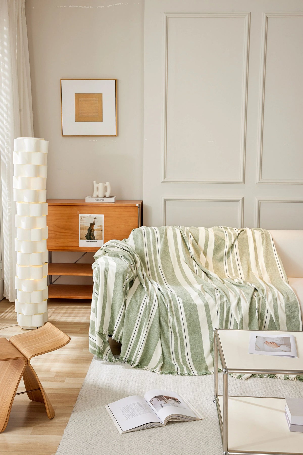 Throw Blanket - Striniara - Green