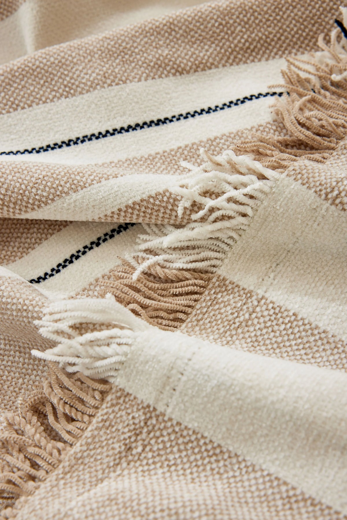 Throw Blanket - Striniara - Khaki