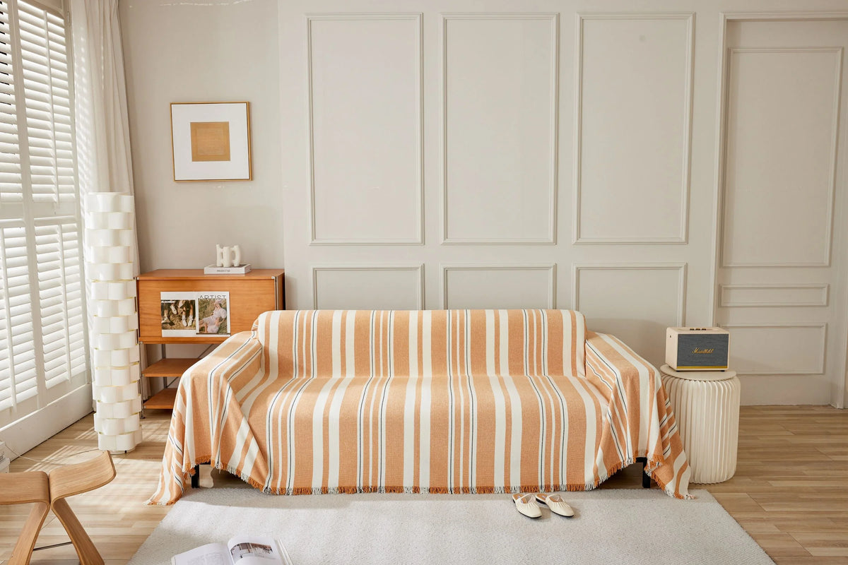 Throw Blanket - Striniara - Orange