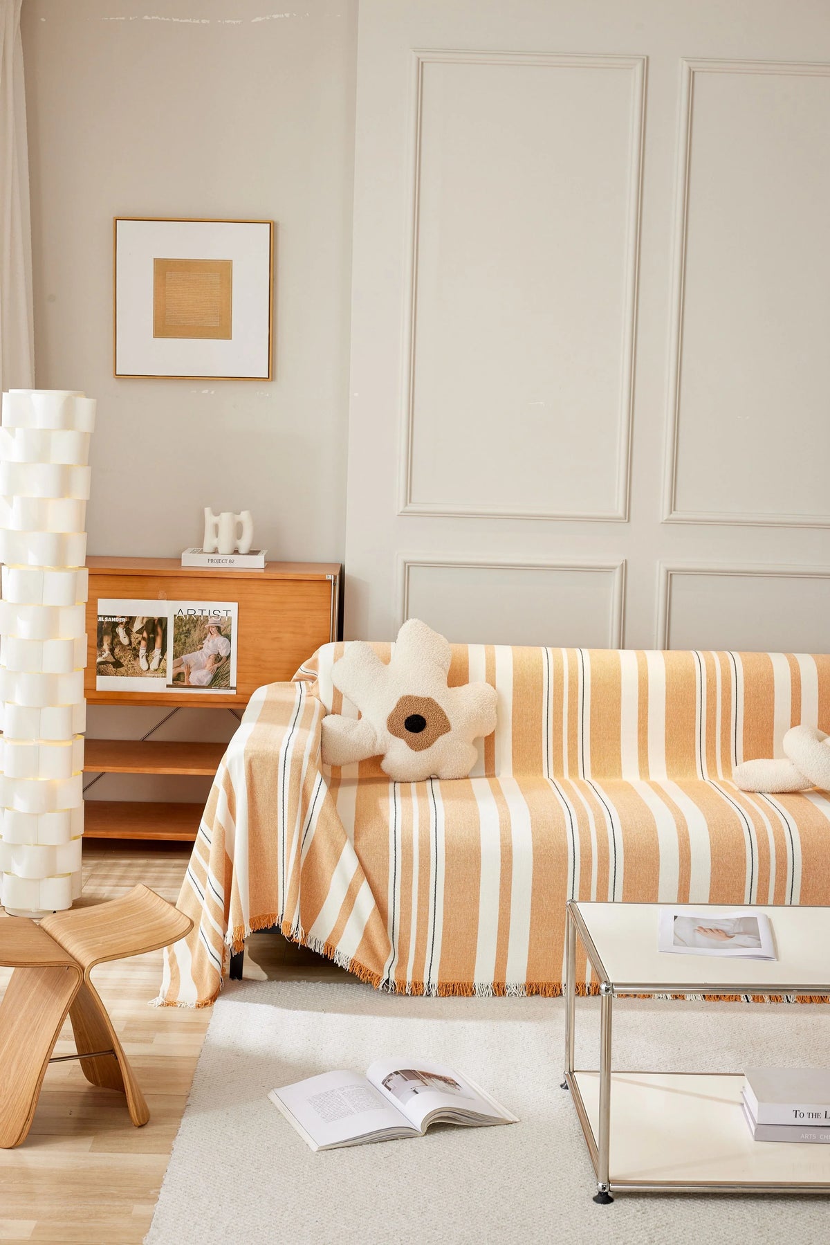 Throw Blanket - Striniara - Orange
